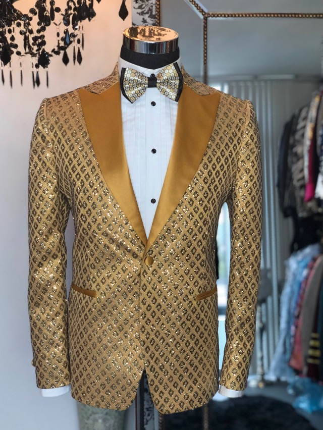 signature gold suits