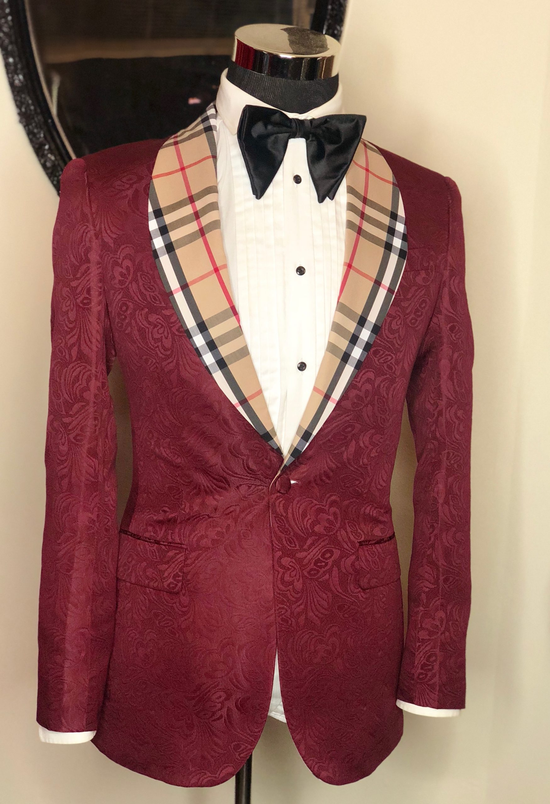 Burberry Jacquard Suit (custom in any color) - Custom Suits, Shirts Jacket