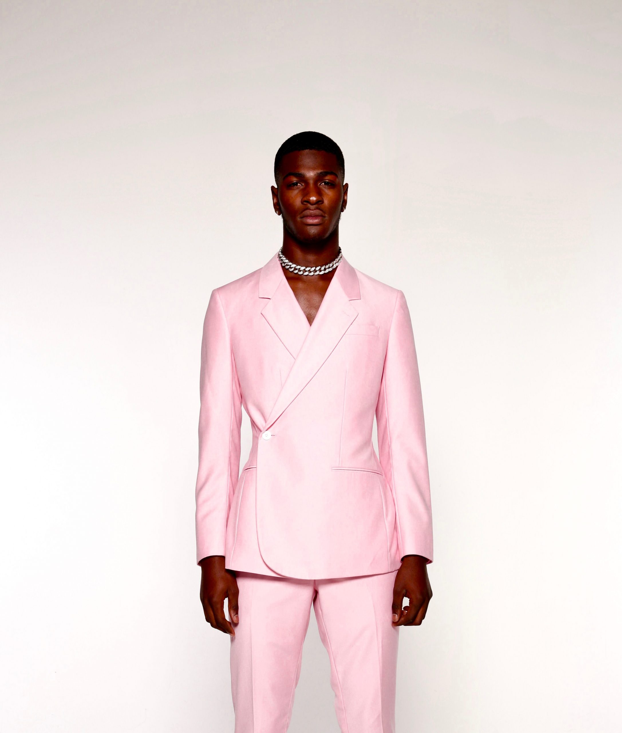 Pastel Pink Homme Blazer suit 