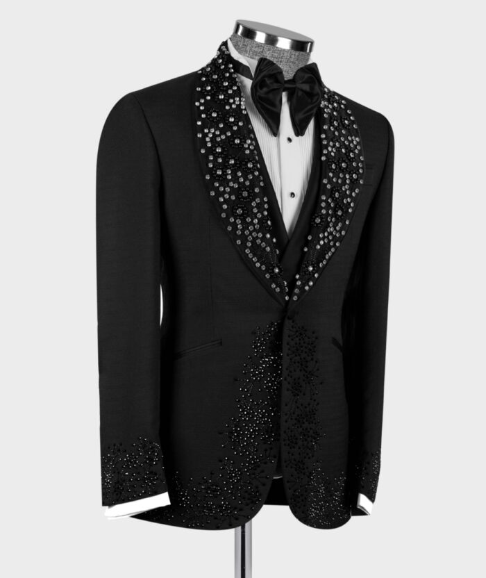 Signature Black Diamond lapel suit